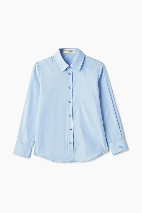 

Рубашка для мальчика Button Blue, цв.голубой, р-р 122, 219BBBS23081800