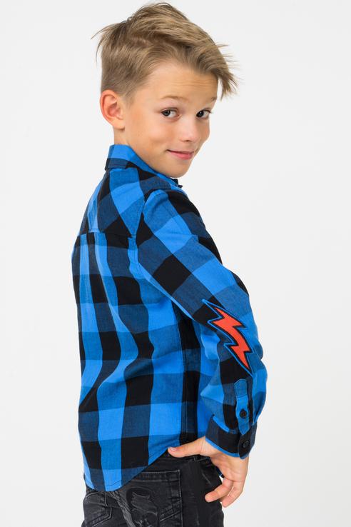 фото Рубашка для мальчика zadig & voltaire, цв.чeрный, р-р 126