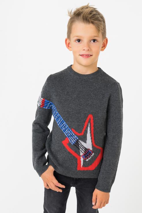 фото Пуловер для мальчика zadig & voltaire, цв.серый, р-р 162
