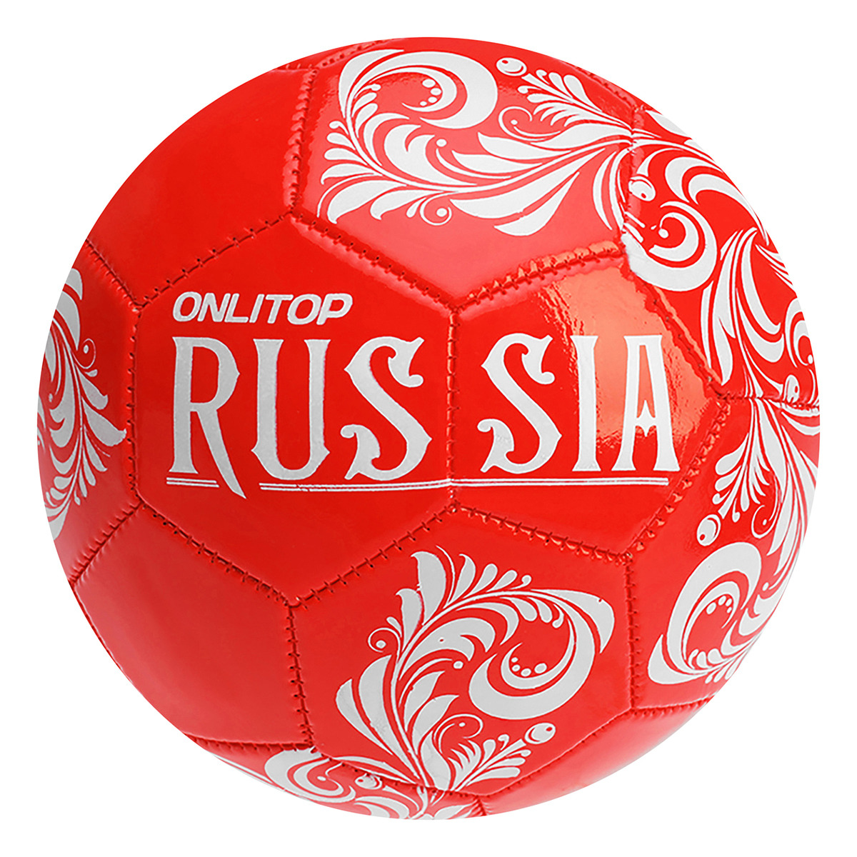 фото Футбольный мяч onlitop russia №5 red