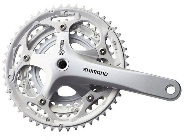 

Шатуны Shimano FC-R453 Octalink v2 Shimano комплект с вед. звездой 170 мм 50x39x30T, FC-R453