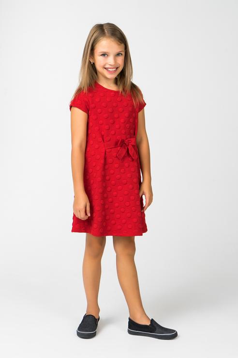 фото Платье для девочки brums, цв.красный, р-р 116