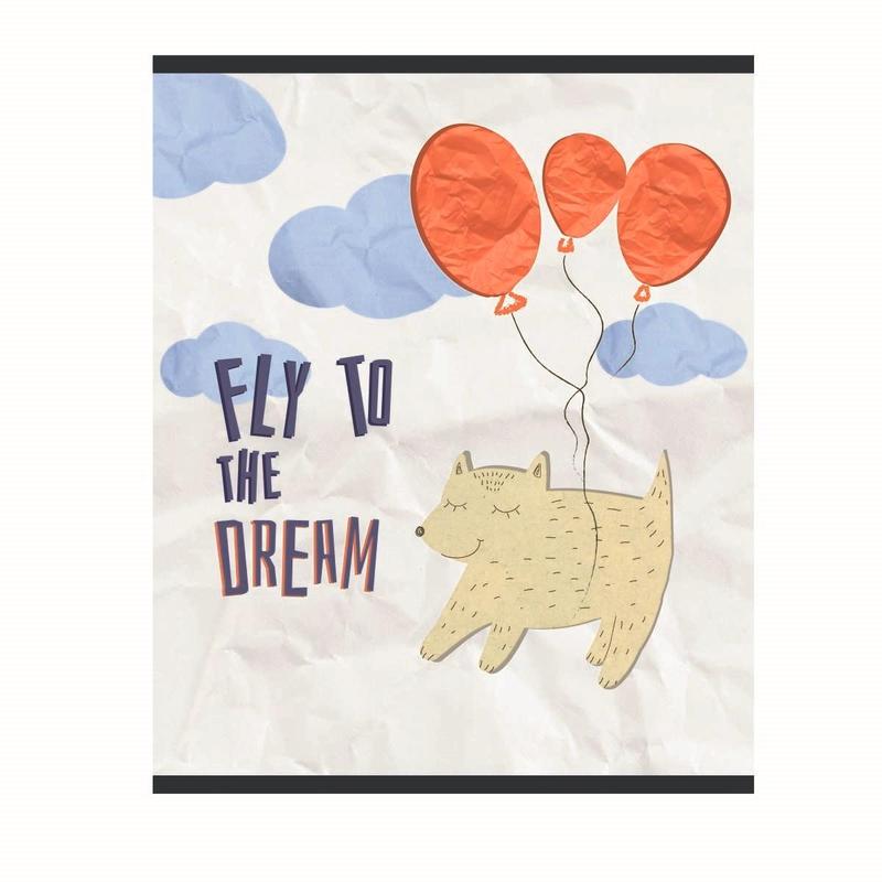 

Тетрадь общая в клетку №1 School Paper Cat Fly 1154662, 48 л., 1 шт.