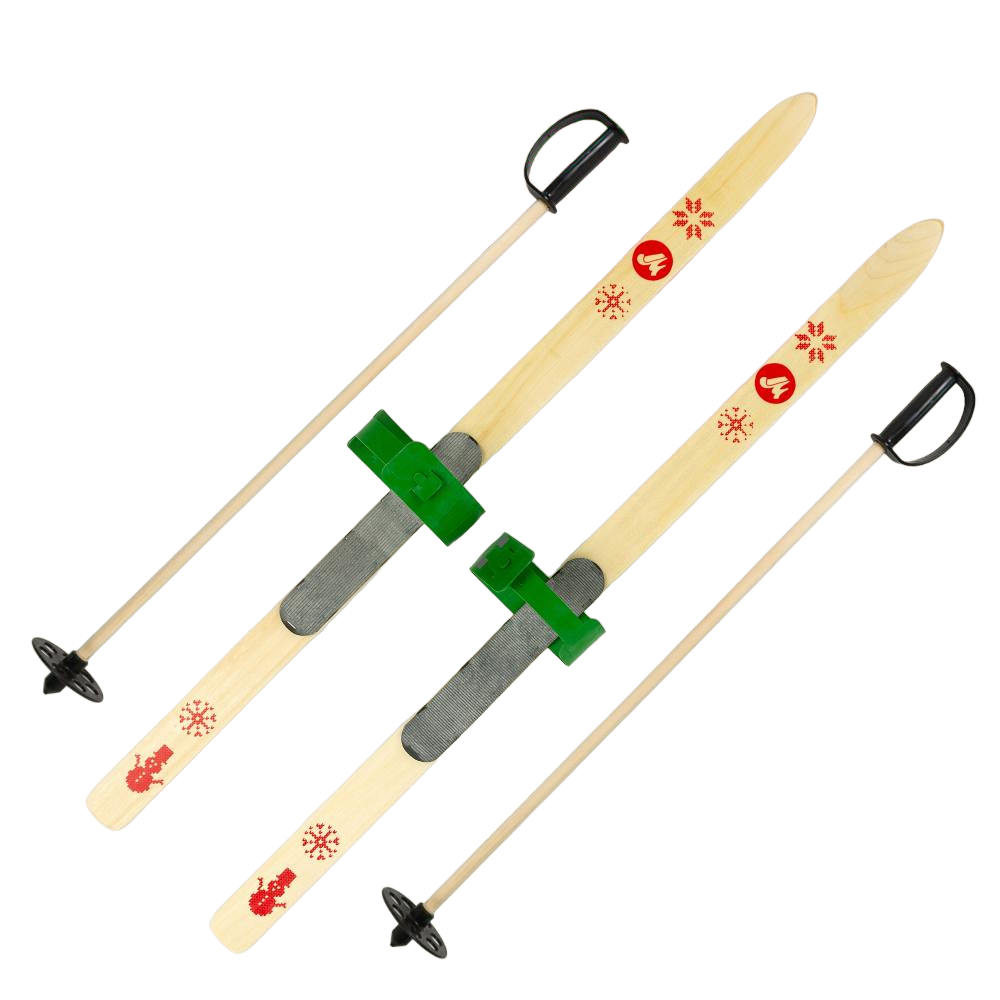 Детский лыжный комплект с креплениями 