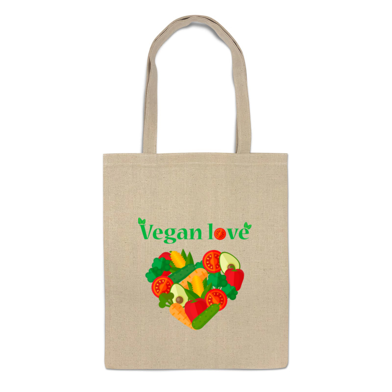 

Сумка-шоппер Printio Vegan love 1548511, 1548511