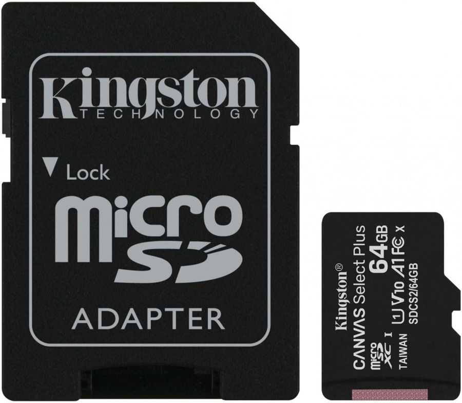 

Карта памяти Kingston SDCS2/64GB-3P1A, SDCS2/64GB-3P1A