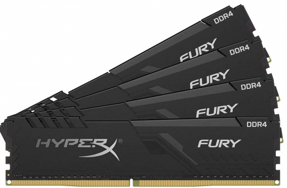 

Оперативная память Kingston 4 DIMM 32GB PC27733, 3466M, HyperX FURY Black