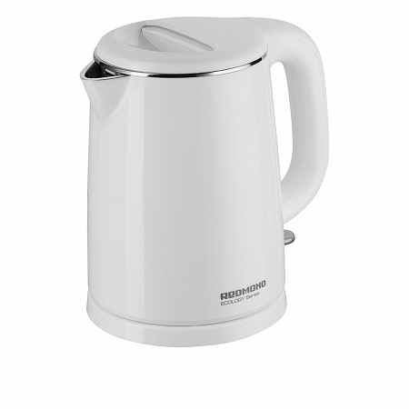 Чайник электрический REDMOND RK-M1571 1 л белый чайник электрический bq kt1845g стальной серый