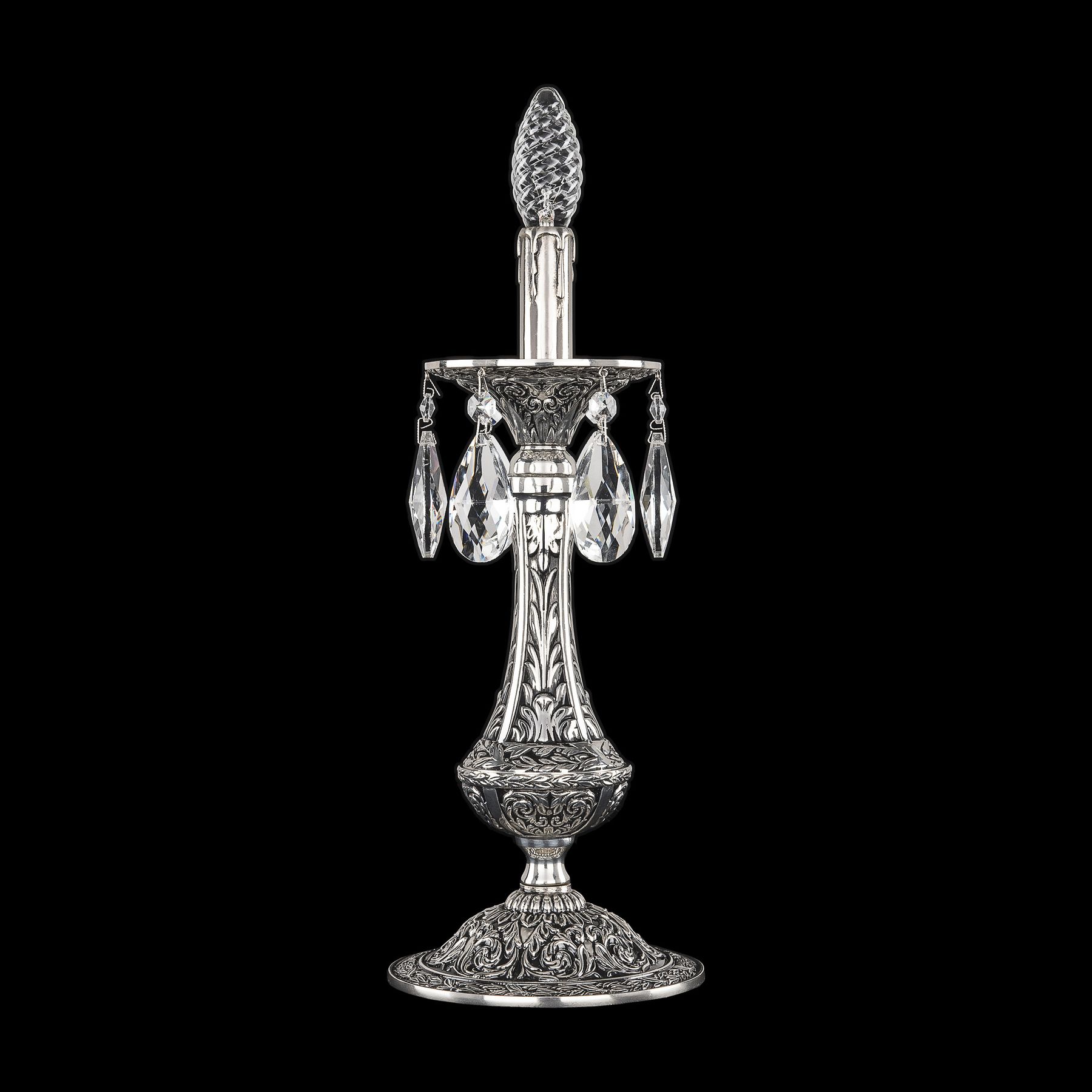 фото Хрустальная настольная лампа 71100l/1-37 nb bohemia ivele crystal