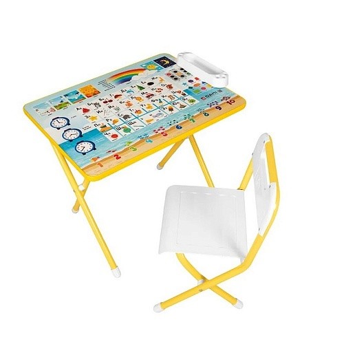 фото Набор детской мебели дэми №1 азбука , цвет: желтый