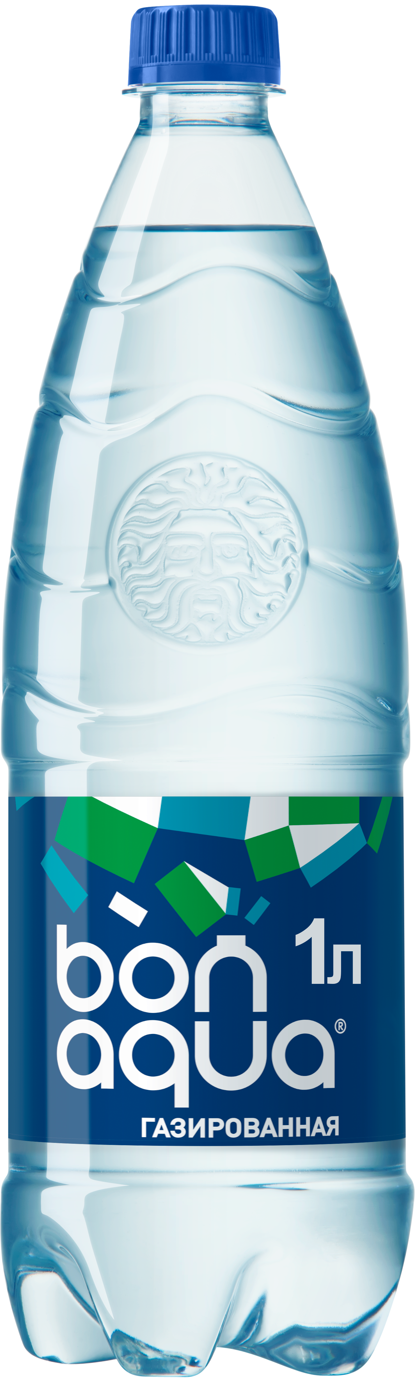 

Вода питьевая BonAqua чистая газированная 1 л