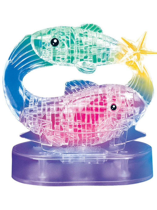 

Головоломка 3D Crystal blocks. Рыбы , 45 деталей