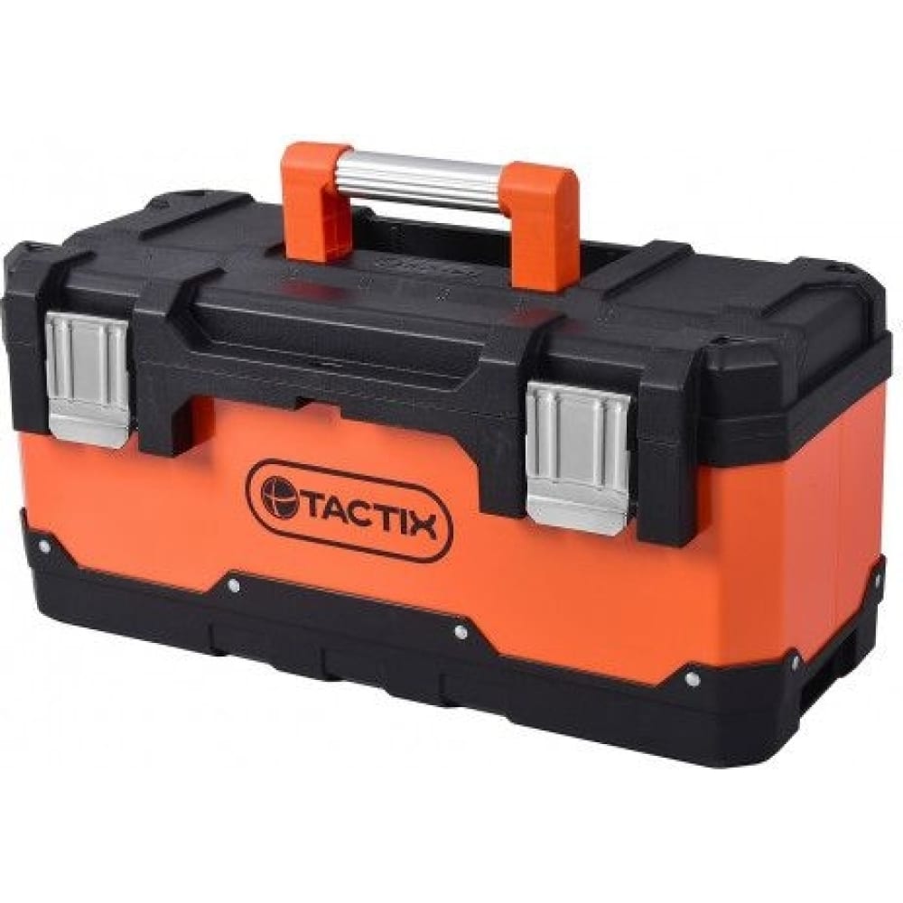 фото Tactix ящик для инструмента 20 пластик с металлом оранжевый 50,0x23,3x23,2 см 321121