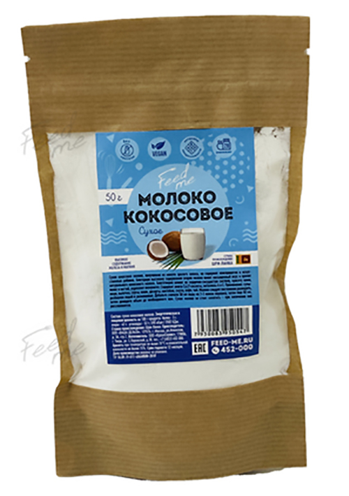 Кокосовое молоко  Feed me сухое, 50 г