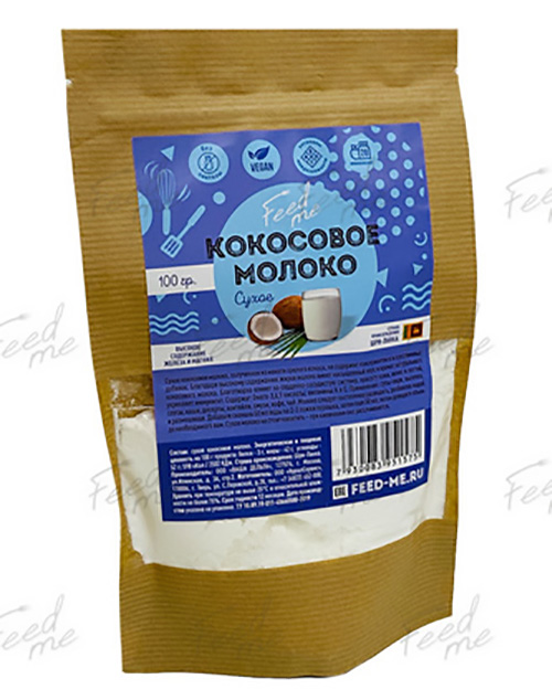 Кокосовое молоко  Feed me сухое, 100 г