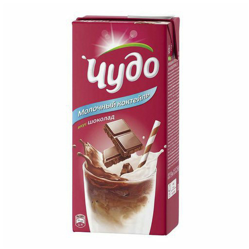 

Молочный коктейль Чудо Шоколад 2% БЗМЖ 960 мл