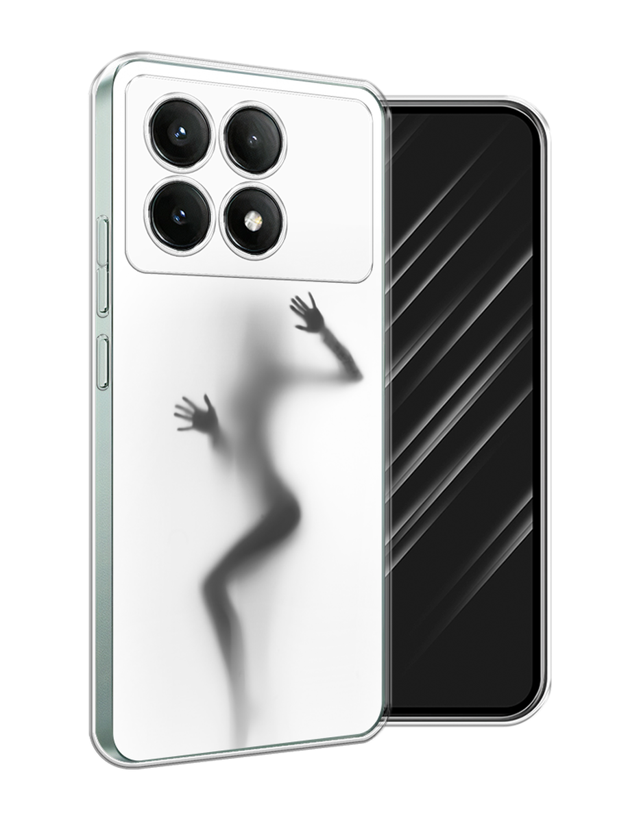 

Чехол Awog на Poco X6 PRO 5G "Девушка в душе", Серый;белый;черный, 320950-1