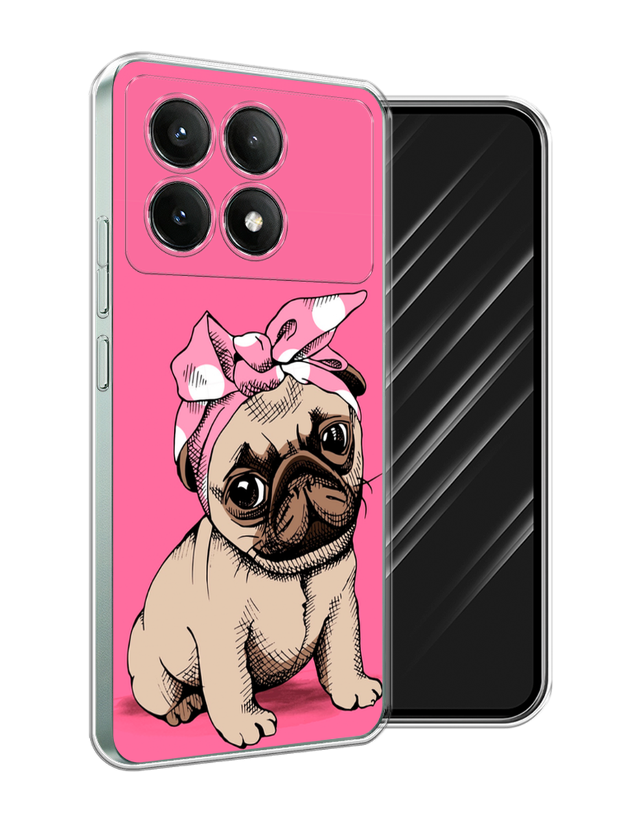 

Чехол Awog на Poco X6 PRO 5G "Dog Pin-Up", Розовый;бежевый, 320950-1