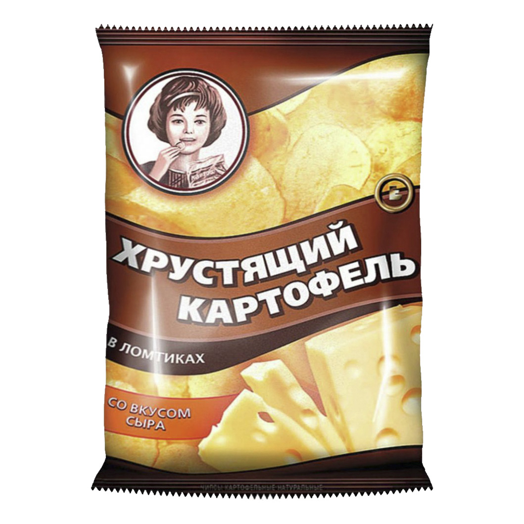 Чипсы картофельные Хрустящий картофель со вкусом сыра 40 г