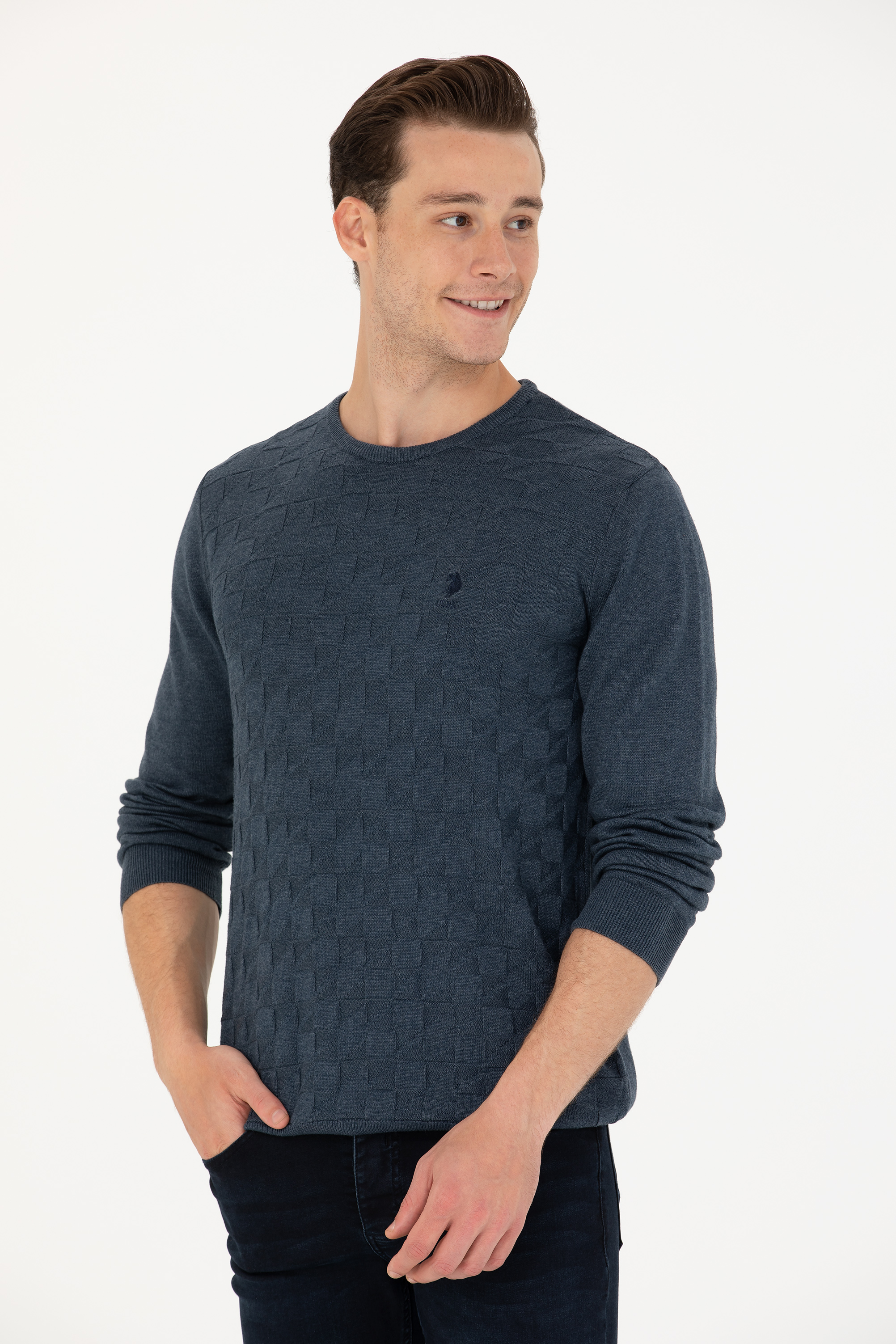 

Джемпер мужской US Polo G081SZ0TK0TCP01-BSK23 синий XS, G081SZ0TK0TCP01-BSK23