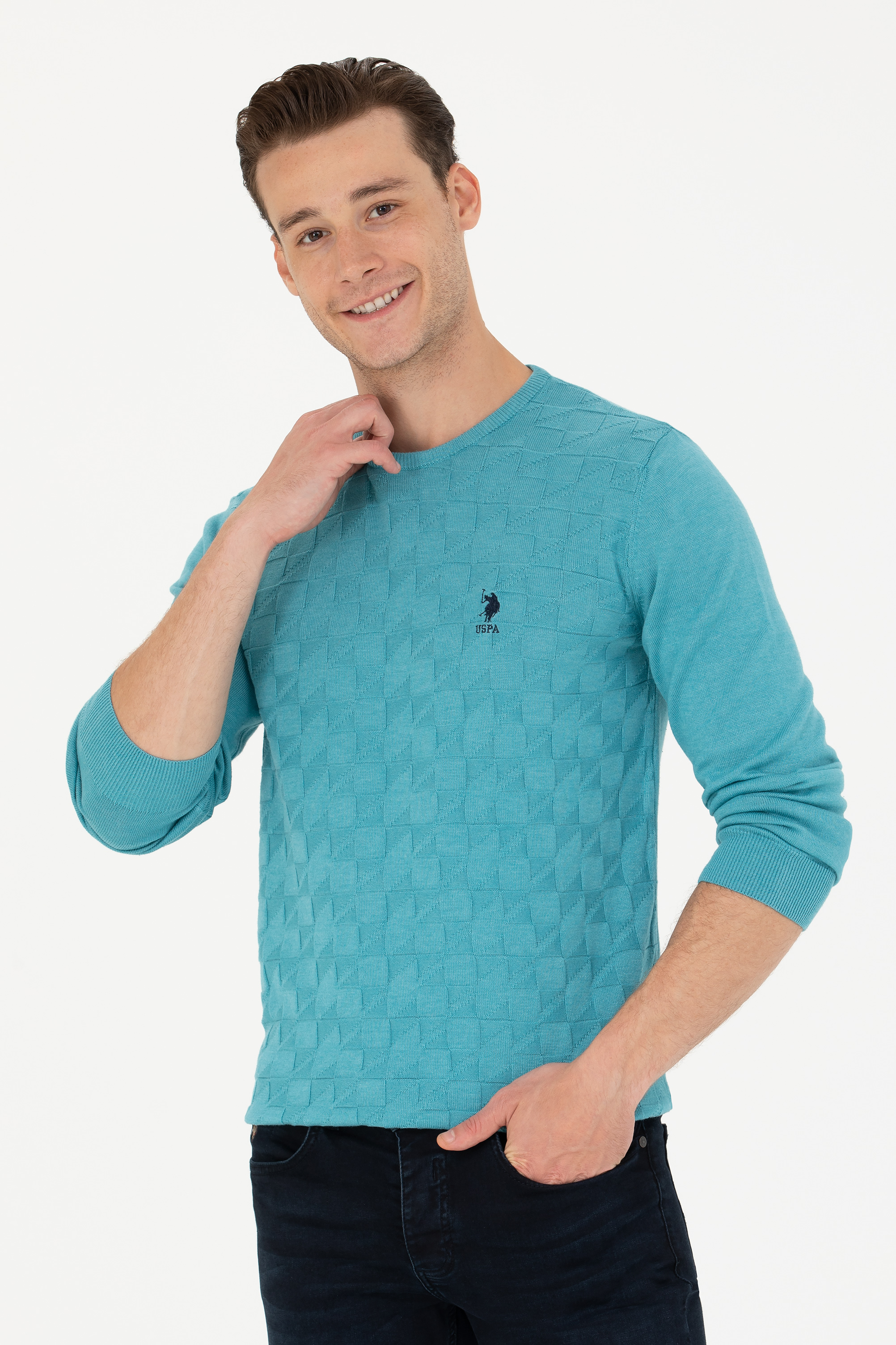 

Джемпер мужской US Polo G081SZ0TK0TCP01-BSK23 голубой 2XL, G081SZ0TK0TCP01-BSK23