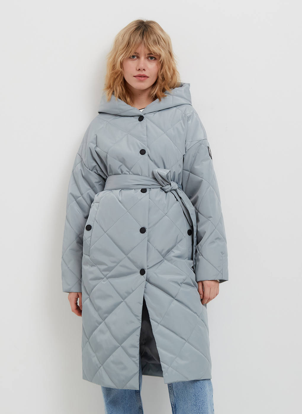 

Пальто женское Каляев 59825 серое 44, 59825