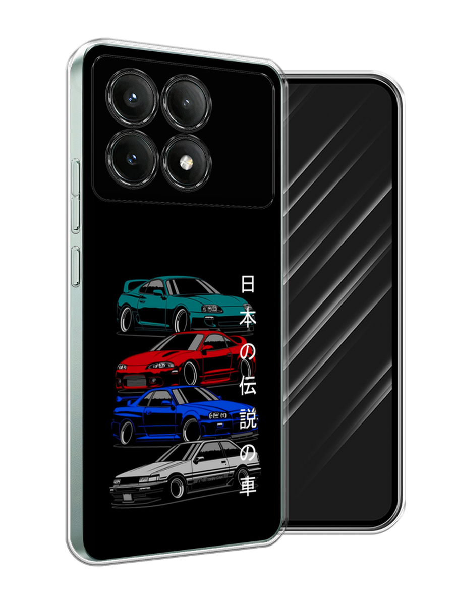 

Чехол Awog на Poco X6 PRO 5G "JDM Legend cars", Зеленый;красный;синий, 320950-1
