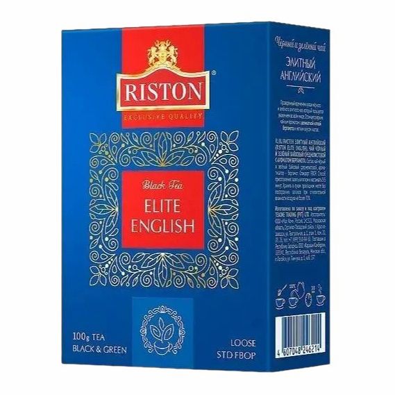 Чай черный и зеленый Riston English Elite листовой 100 г