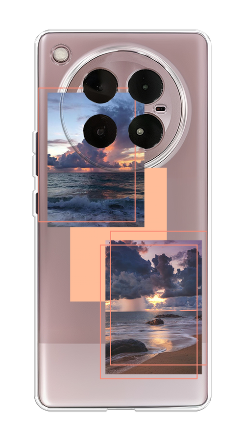 

Чехол на Infinix Zero 40 4G "Sky collage", Розовый;прозрачный;синий, 3106350-1