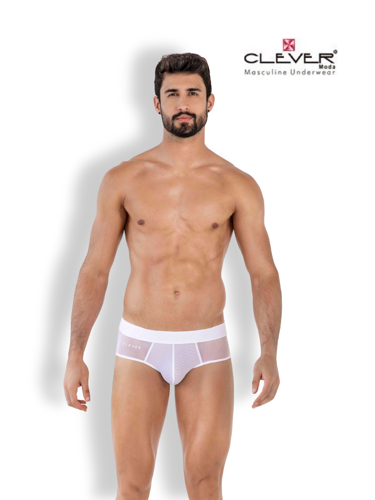 Трусы мужские Clever Masculine Underwear 1626 белые L 4130₽