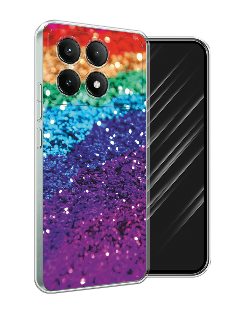 

Чехол Awog на Poco X6 PRO 5G "Блестящая радуга рисунок", 320950-1