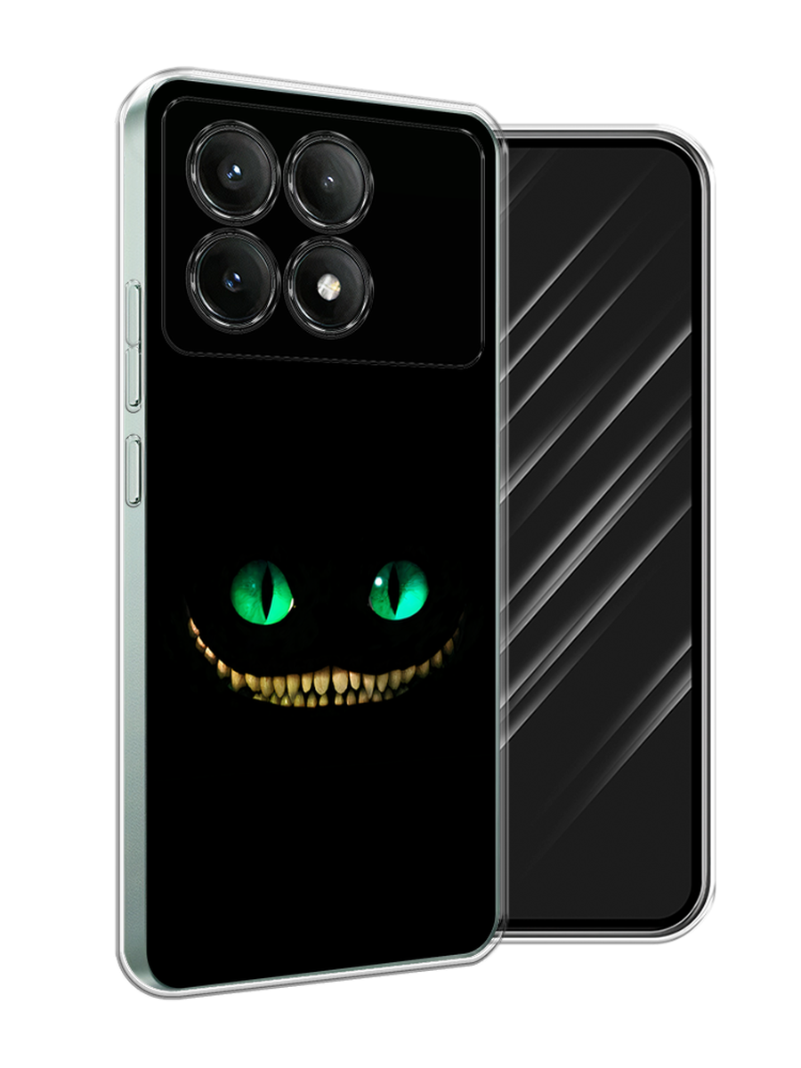 

Чехол Awog на Poco X6 PRO 5G "Зеленоглазый чеширский кот", Черный, 320950-1