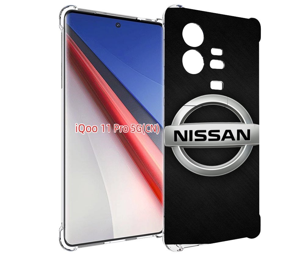 

Чехол бампер MyPads nissan ниссан 2 мужской для Vivo iQOO 11 Pro..., Прозрачный, Tocco