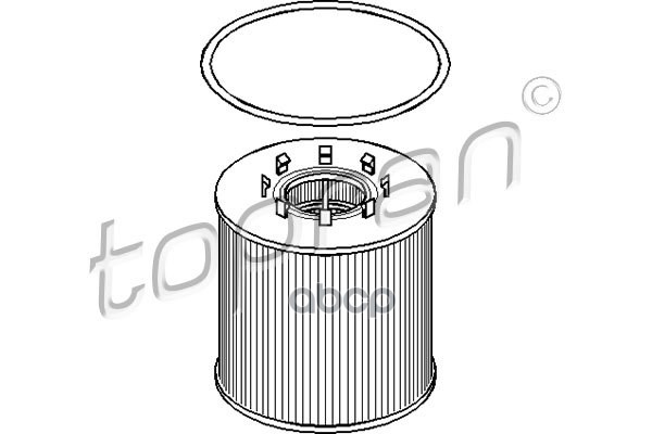 Фильтр Масляный (Замена Для Hp-207012595) topran арт. 207012001