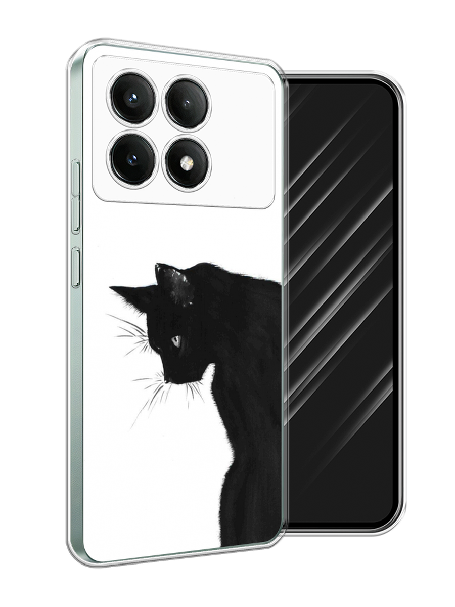 

Чехол Awog на Poco X6 PRO 5G "Black cat", Черный;белый, 320950-1