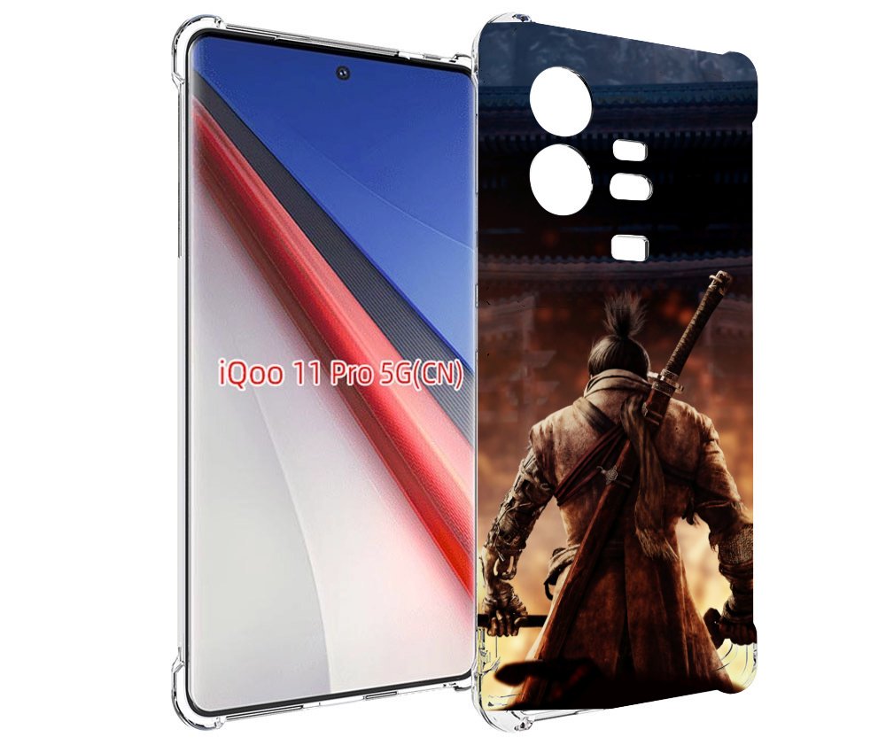 

Чехол бампер MyPads sekiro для Vivo iQOO 11 Pro противоударный, Прозрачный, Tocco