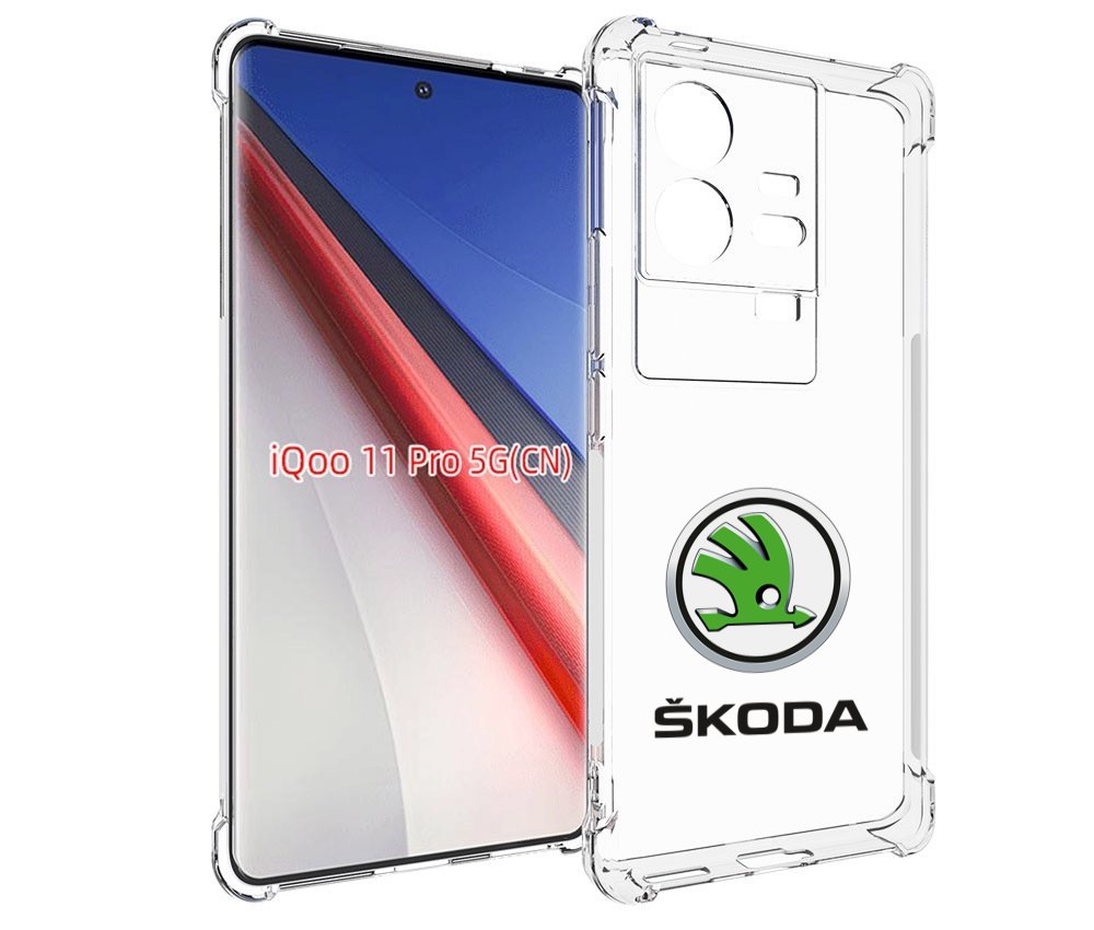 

Чехол бампер MyPads skoda-шкода-4 мужской для Vivo iQOO 11 Pro п..., Прозрачный, Tocco