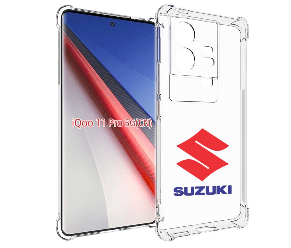 

Чехол бампер MyPads suzuki-сузуки-3 мужской для Vivo iQOO 11 Pro..., Прозрачный, Tocco