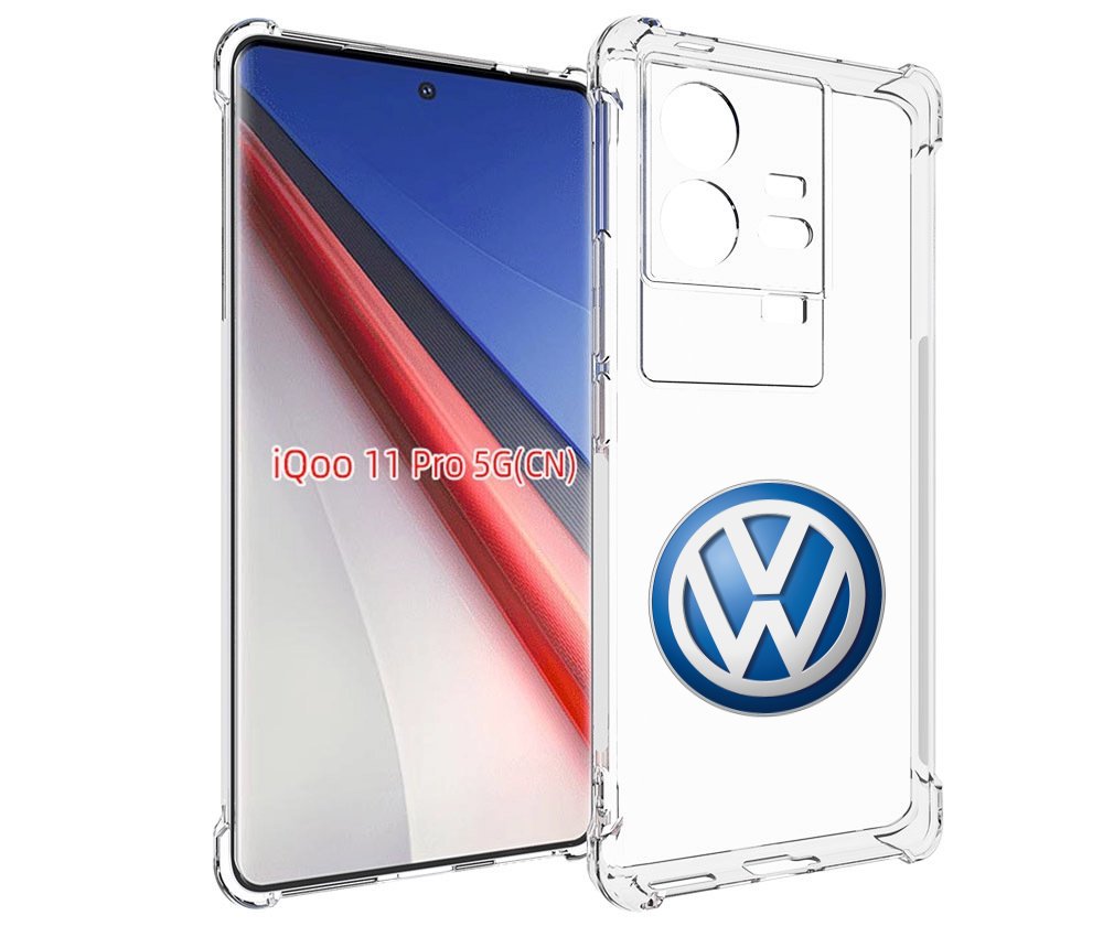 

Чехол бампер MyPads volkswagen мужской для Vivo iQOO 11 Pro прот..., Прозрачный, Tocco