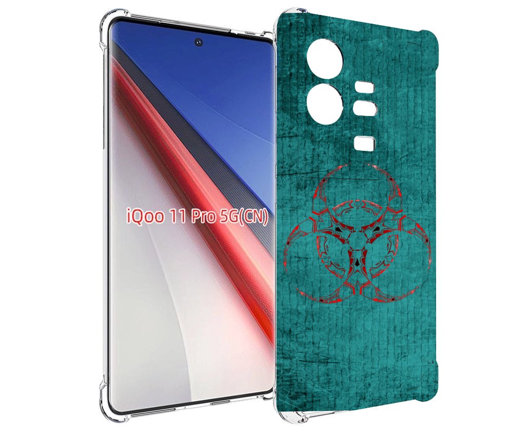 

Чехол бампер MyPads Амбрелла для Vivo iQOO 11 Pro противоударный, Прозрачный, Tocco