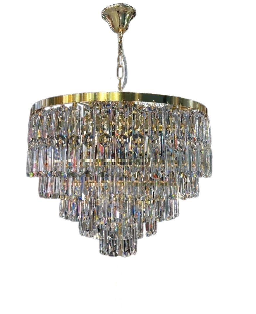 

Люстра подвесная LVK 801-400 GD D40H100 8хЕ14х40WT, LVK 801-400 GD