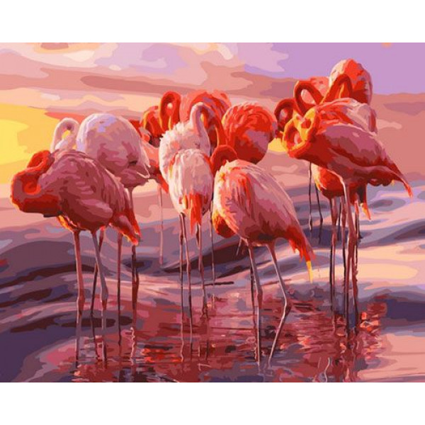 

Картина по номерам Paintboy Фламинго GX44485, 40х50, Фламинго