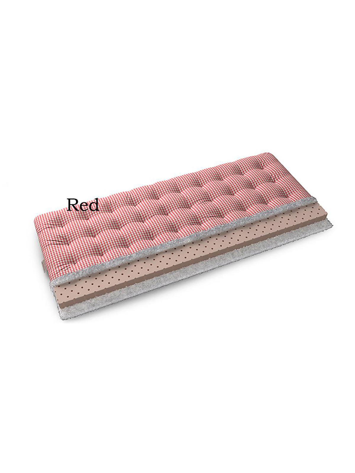 

Матрас-топпер Alat Home 140x200 см красный