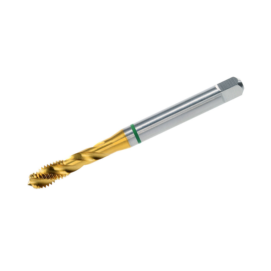 

Метчик VOLKEL VO-30131 машинный M3x0,5, DIN 371 HSSE-PM форма С УВК=39° TIN тип UNI