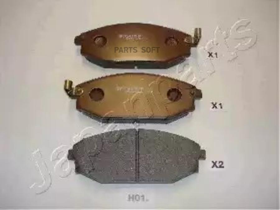 

Тормозные колодки Japanparts PAH01AF