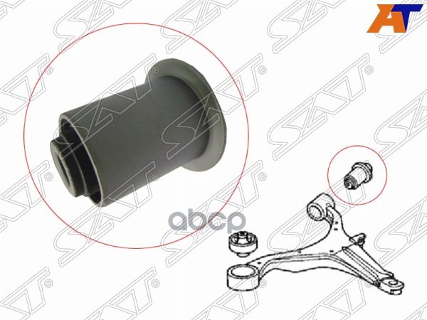 

SAT ST51392S5A004 Сайлентблок задний переднего нижнего рычага Honda Civic ES1, Honda Strea