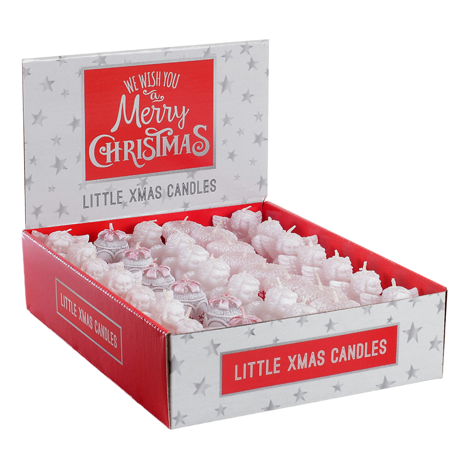 фото Свеча декоративная фигурная bartek candles xmas колокольчик-сапог-ангел