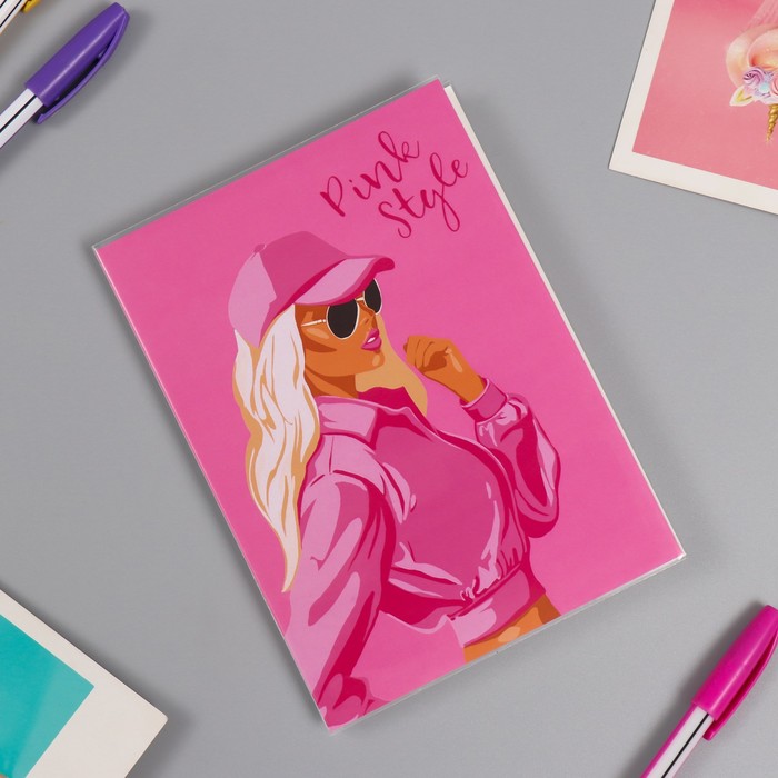 

Фотоальбом Pink style на 36 фото 10х15 см, пластик. листы