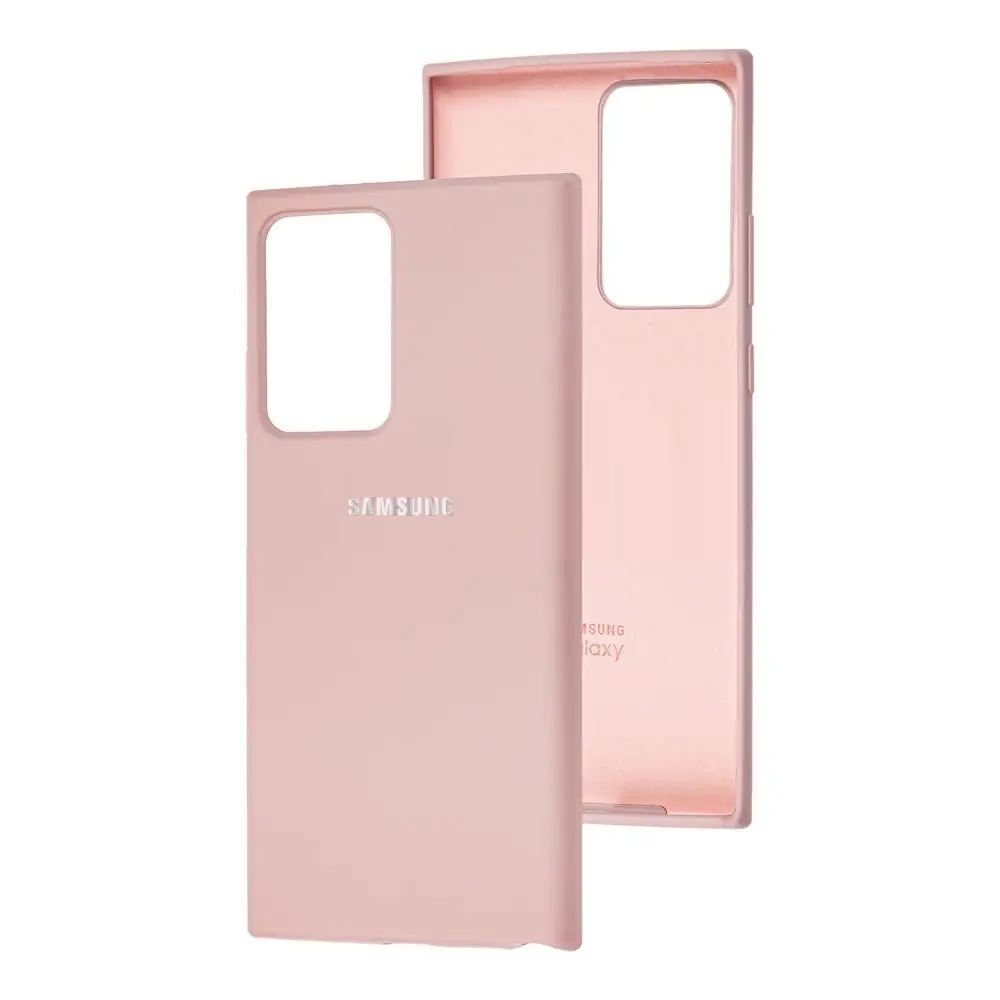 Чехол для телефона Samsung Note 20 Silicone Cover Розовый песок