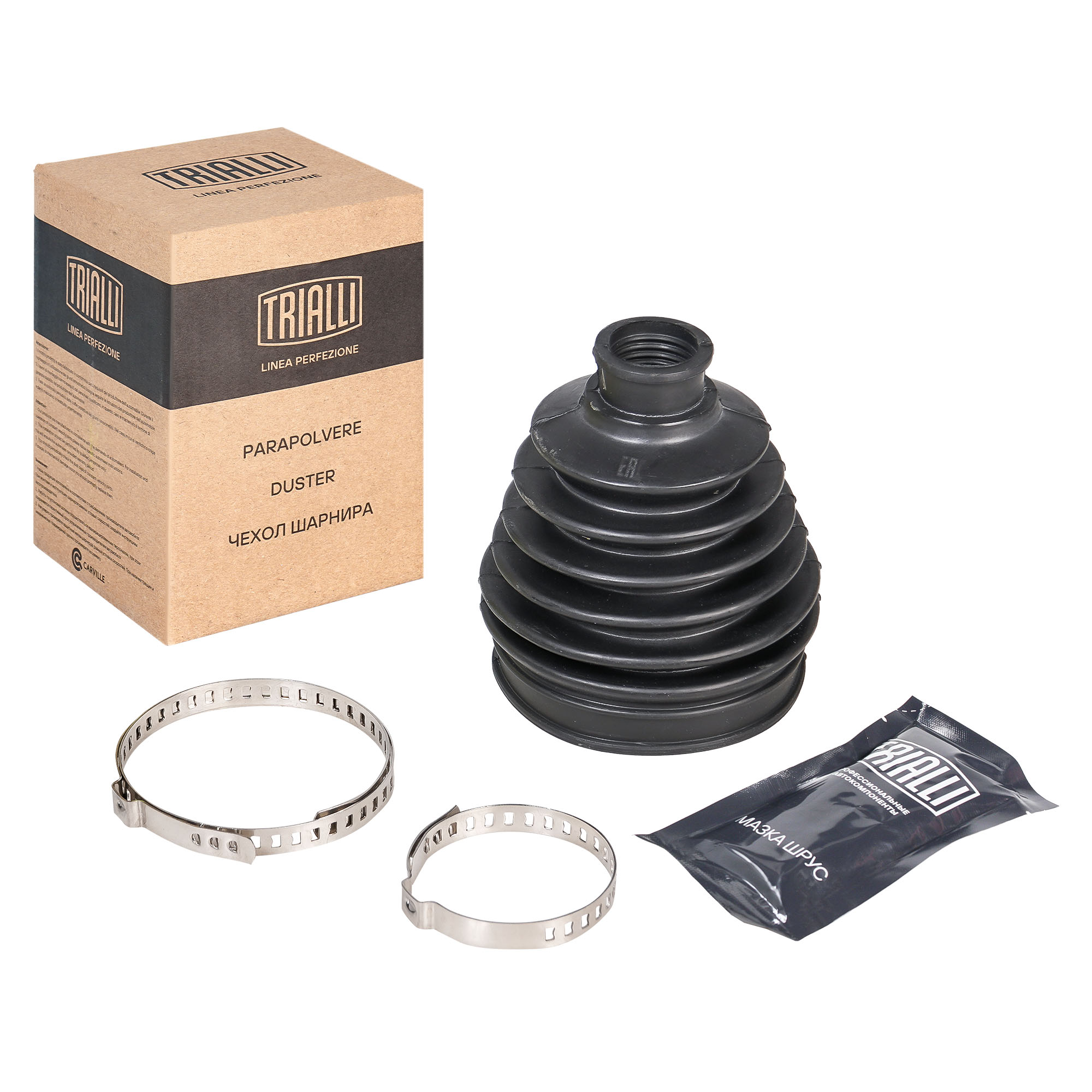 

TRIALLI FG1904 Пыльник ШРУСа для а/м Toyota Highlander (08-) 3.5i (наруж.компл:хомуты/смаз